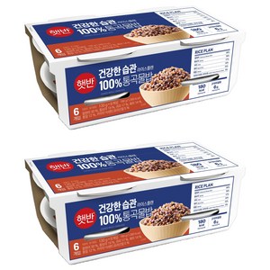 햇반 통곡물밥, 130g, 12개