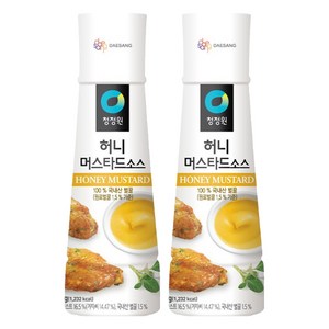 청정원 허니 머스타드 소스, 320g, 2개