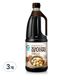 청정원 장아찌 간장소스, 1.7L, 3개