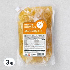 맘스맘 유자드레싱, 2kg, 3개