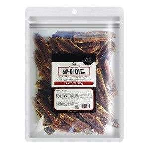 웰메이드 강아지 원물 건조 간식, 오리날개맛, 500g, 1개