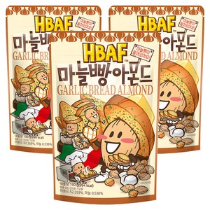바프 마늘빵 아몬드, 190g, 3개