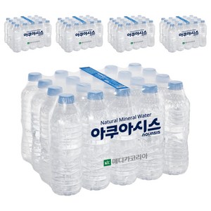 아쿠아시스 무라벨 생수, 500ml, 100개