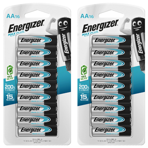 에너자이저 맥스 플러스 AA건전지, 16개입, 2개
