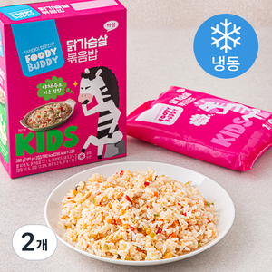 푸디버디 닭가슴살 볶음밥 2입 (냉동), 360g, 2개