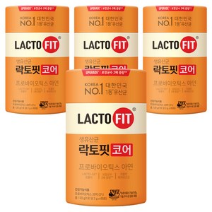 락토핏 코어 유산균 60p, 120g, 4개