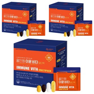 대상웰라이프 정품 올인원 이뮨 비타 멀티팩, 28회분, 3개
