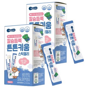 베베쿡 칼슘듬뿍 튼튼키움 스틱젤리 14p, 280g, 2개