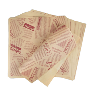 유티 베이킹 포장 코팅 크라프트 왁스 페이퍼 브라운 30 x 30 cm, 1개입, 100개