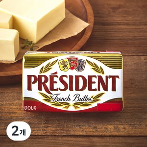 프레지덩 프렌치 버터, 200g, 2개