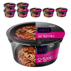 더미식 오징어 컵라면 127g, 8개