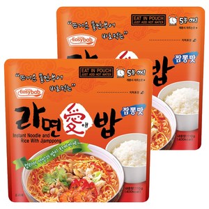 이지밥 라면애밥 짬뽕맛, 110g, 2개