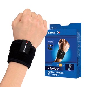 잠스트 리스트 밴드 손목보호대, M(13~17 cm..., 블랙, 1개