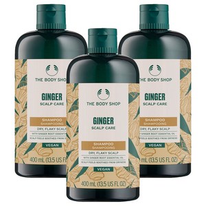 더바디샵 진저 스캘프 케어 샴푸, 400ml, 3개