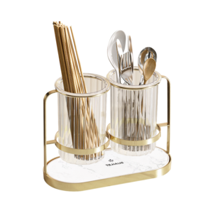 틸하우스 모던 2구 규조토 물빠짐 수저통