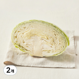 친환경 양배추 1/2통