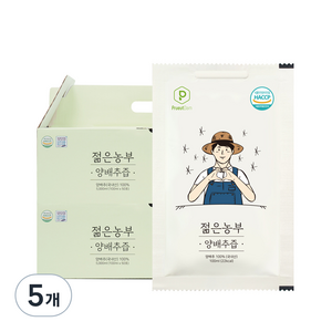 푸릇담 국내산 젊은농부 양배추즙, 3L, 5개