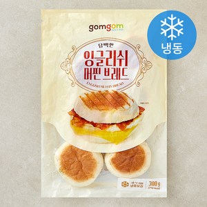 곰곰 잉글리쉬 머핀 브레드 6개입 (냉동), 300g, 1개