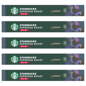 스타벅스 네스프레소 디카프 에스프레소 로스트 캡슐커피, 5.7g, 10개입, 5개