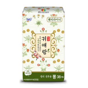 귀애랑 팬티라이너, 롱, 38개입, 1개