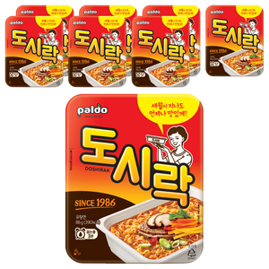 팔도도시락 컵라면 86g, 8개