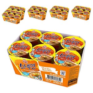 오뚜기 스낵면 컵라면, 36개