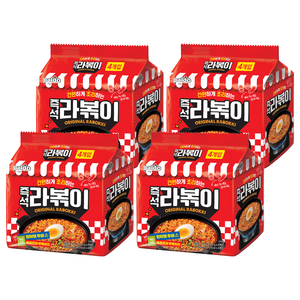 팔도 라볶이 봉지라면 145g, 16개, (4개입 X 4팩)