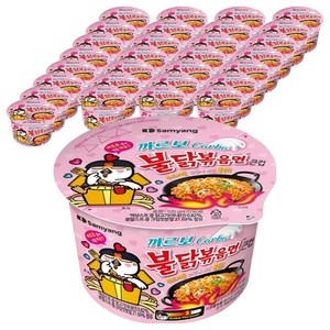 삼양 큰컵 까르보 불닭볶음면 105g, 32개