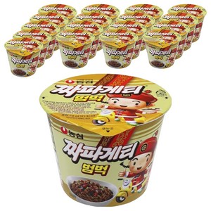 짜파게티 범벅 미니 컵라면 70g, 18개