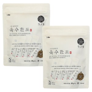 강고집 육수한포, 80g, 2개