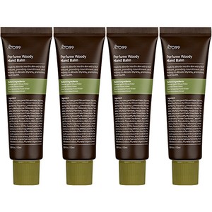 아토99 퍼퓸 우디 핸드 밤, 50ml, 4개