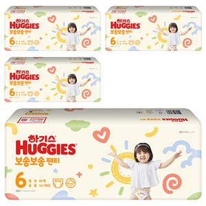 하기스 보송보송 팬티형 기저귀 공용, 6단계, 160매