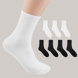 캐럿 남성용 고밀도 크루 삭스 8켤레 세트