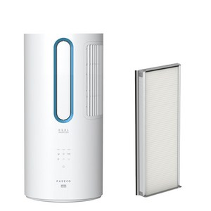 파세코 14.6㎡(4.4평) 25년형 창문형에어컨 미니 메탈블루 방문설치