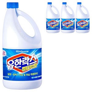 유한락스 멀티액션 레귤러, 1.8L, 4개