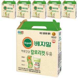 베지밀 하루건강 칼로리컷 두유, 190ml, 96개