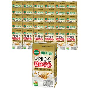 베지밀 뼈에좋은 칼슘두유, 190ml, 48개