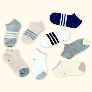 새실로 아동용 리오 스니커즈 양말 8켤레 세트