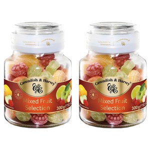 캐빈디쉬앤하비 믹스드 후르티 셀렉션 캔디, 300g, 2개