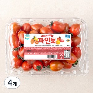 파인토 스테비아 대추방울토마토, 500g, 4개