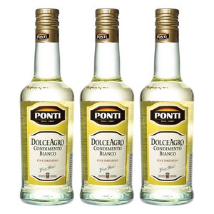 폰티 발사믹 화이트 식초, 500ml, 3개