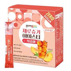 곰곰 제로슈가 아이스티 복숭아