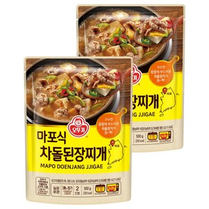 오뚜기 마포식 차돌된장찌개, 500g, 2개