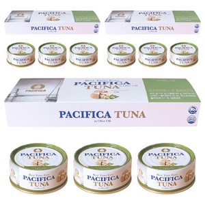 퍼시피카튜나 인 올리브오일 참치, 135g, 9개
