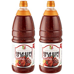 청우식품 양념치킨 순한맛 소스, 2.1kg, 2개