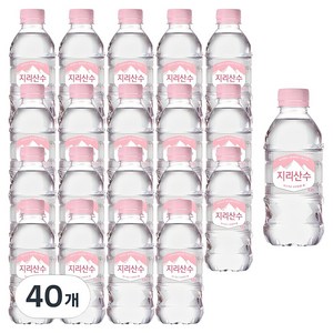 지리산수 핑크, 330ml, 40개