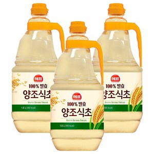 [해표] 양조식초, 1.8L, 3개