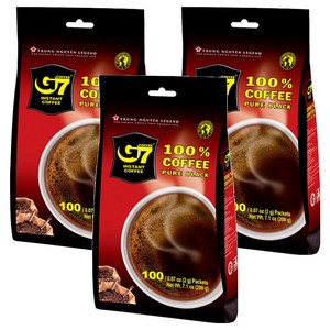 G7 블랙 커피, 2g, 100개입, 3개
