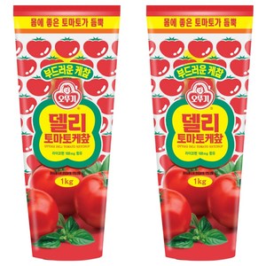 오뚜기 델리 토마토 케찹, 1kg, 2개