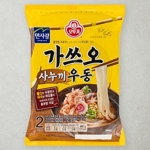 오뚜기 가쓰오사누끼 우동 2인분, 466g, 1개